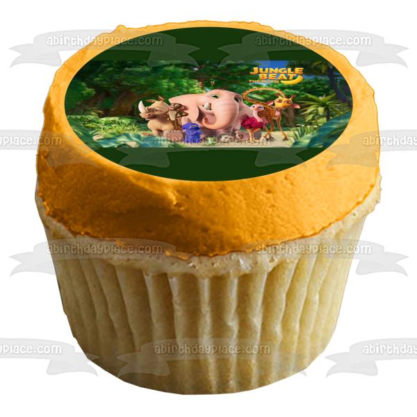 Jungle Beat the Movie Munki Trunk Tallbert Grogon Baby Ribbert Edible Cake Topper Image ABPID51684