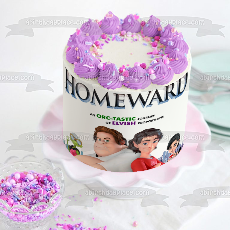 Homeward Lloyd Lightspinner Barl Lightspinner Scrap Abuela Adorno comestible para tarta Imagen ABPID51686 