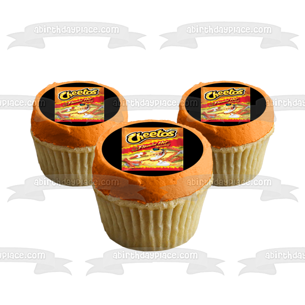 Cheetos Flamin' Hot Crujiente comestible adorno para pastel Imagen ABPID52004 