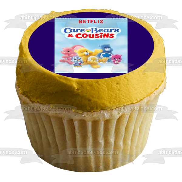 Ositos Cariñositos y Primos Oso Gruñón Oso Funshine Lotsa Corazón Elefante Adorno comestible para tarta Imagen ABPID52006 