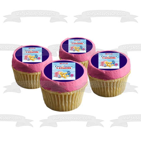 Ositos Cariñositos y Primos Oso Gruñón Oso Funshine Lotsa Corazón Elefante Adorno comestible para tarta Imagen ABPID52006 