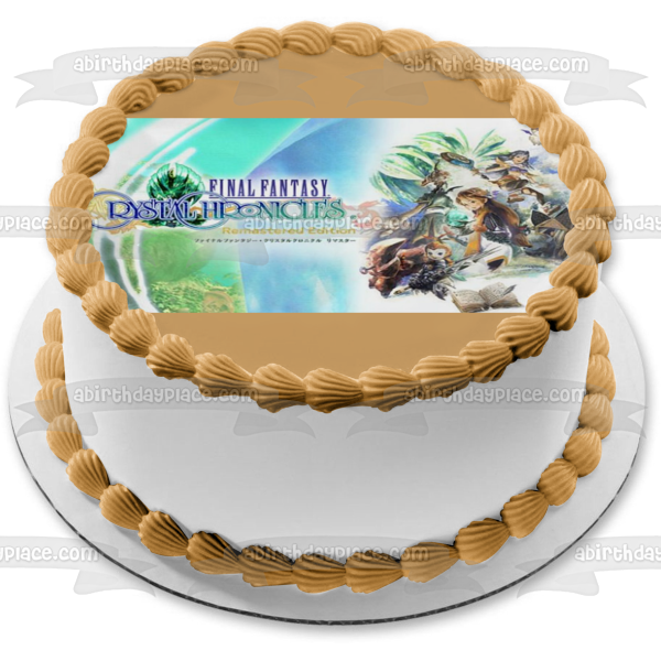 Imagen de decoración comestible para tarta Clavats de Final Fantasy Crystal Chronicles Remastered Edition ABPID51880 