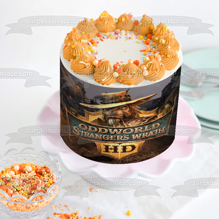 Oddworld: Stranger's Wrath Hd Bounty Hunter Edible Cake Topper Image ABPID51882