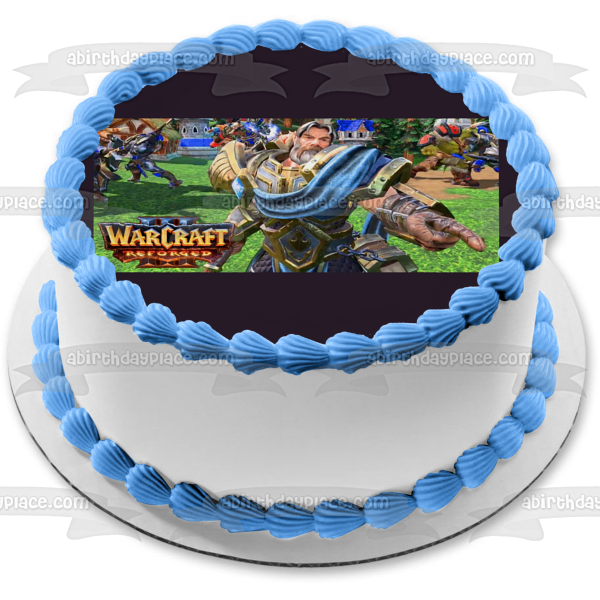 Warcraft 3: Adorno comestible para tarta Khadgar reformado Imagen ABPID51892 