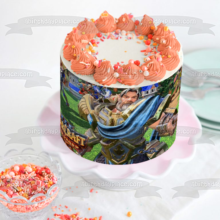 Warcraft 3: Adorno comestible para tarta Khadgar reformado Imagen ABPID51892 