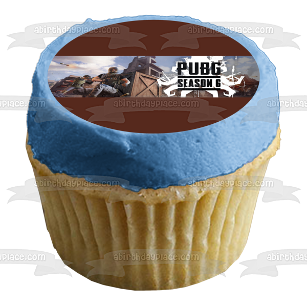 Playerunknown'S Battlegrounds Temporada 6 Firefight Adorno comestible para tarta Imagen ABPID51895 