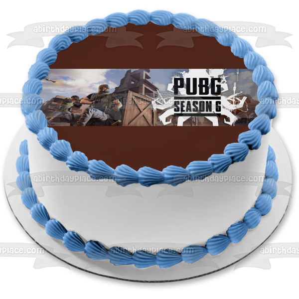 Playerunknown'S Battlegrounds Temporada 6 Firefight Adorno comestible para tarta Imagen ABPID51895 