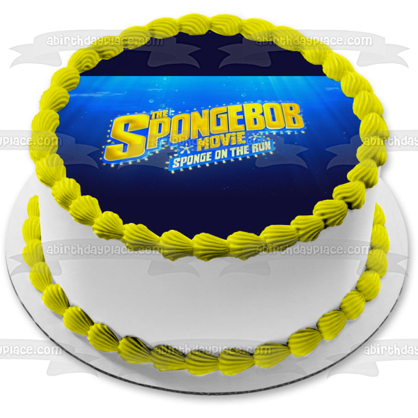 La película Bob Esponja: Esponja a la fuga Imagen comestible para decoración de tarta ABPID52041 