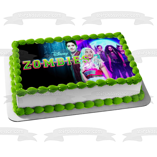 ZOMBIES 3 Zed Lacey Wyatt Wynter y Willa Imagen comestible para decoración de tarta ABPID56419 