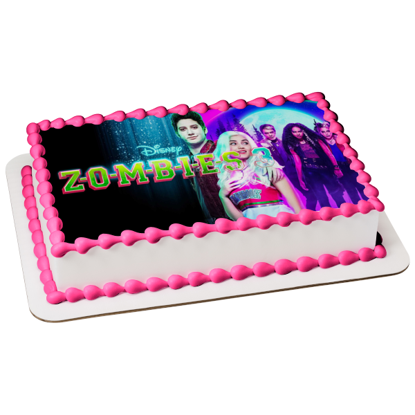 ZOMBIES 3 Zed Lacey Wyatt Wynter y Willa Imagen comestible para decoración de tarta ABPID56419 