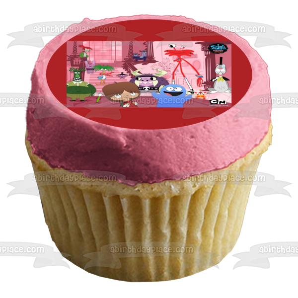 Imagen de la casa del grupo Foster's Home for Imaginary Friends, decoración comestible para tarta, imagen ABPID52049 