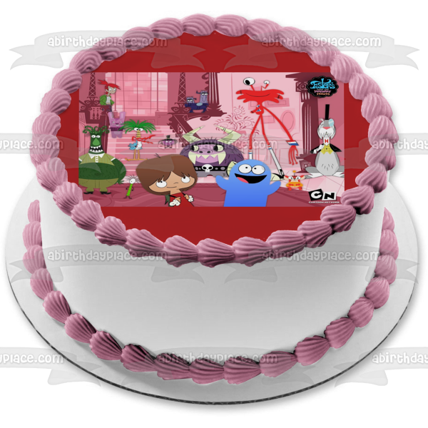 Imagen de la casa del grupo Foster's Home for Imaginary Friends, decoración comestible para tarta, imagen ABPID52049 