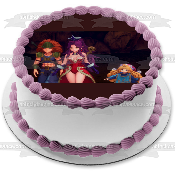 Imagen de decoración comestible para tarta de Trials of Mana Valda ABPID51923 