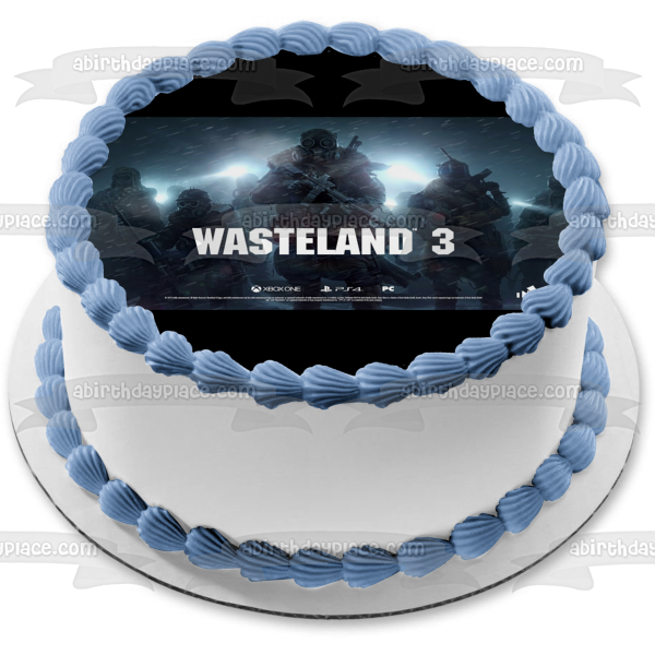 Imagen de decoración comestible para tarta de Wasteland 3 Ranger Squad ABPID51939 