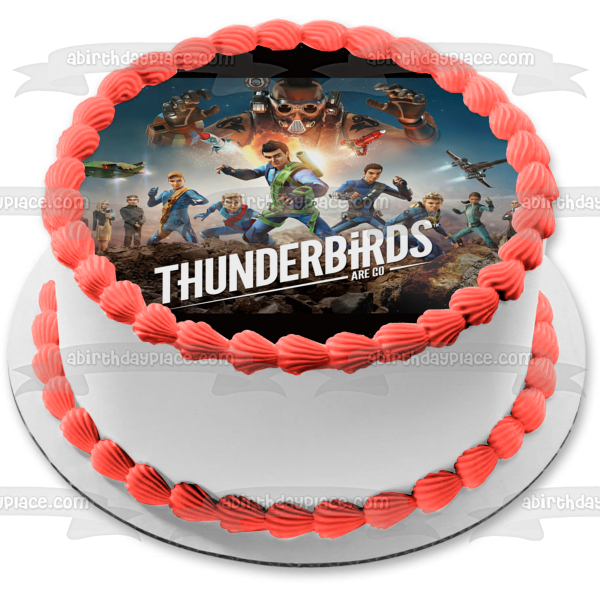 Thunderbirds son Govirgil Gordon Scott Alan John Kayo Lady Penélope Imagen comestible para tarta ABPID52096 