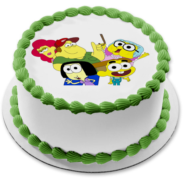 Imagen comestible para tarta de Big City Greens Cricket Tilly Nancy Bill Alice ABPID52108 