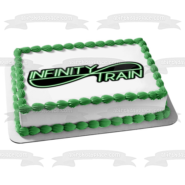 Imagen comestible para decoración de tarta con el logotipo del tren infinito ABPID52143 