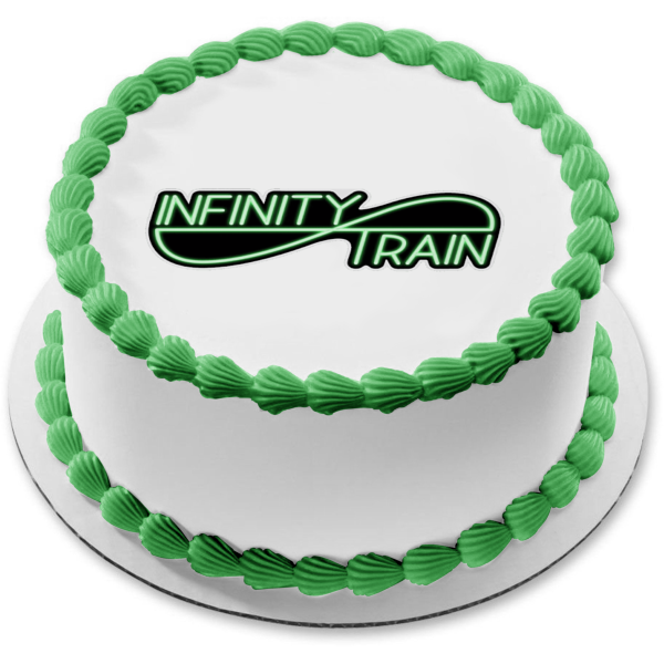 Imagen comestible para decoración de tarta con el logotipo del tren infinito ABPID52143 