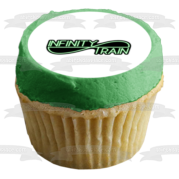 Infinity Train Logo Edible Cake Topper Image ABPID52143