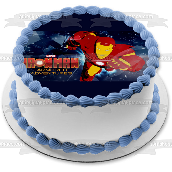 Iron Man: Armored Adventures Edible Cake Topper Image ABPID52420