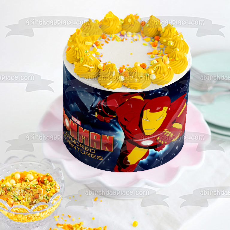 Iron Man: Armored Adventures Edible Cake Topper Image ABPID52420