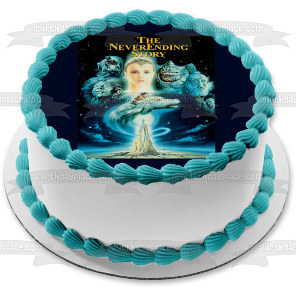 The Neverending Story Atreyu the Childlike Empress Falcor Rockbiter Edible Cake Topper Image ABPID52424