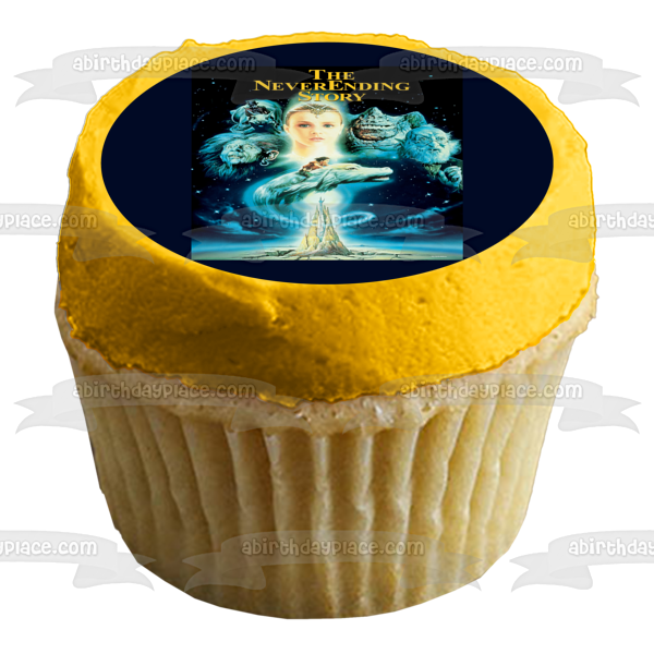 The Neverending Story Atreyu the Childlike Empress Falcor Rockbiter Edible Cake Topper Image ABPID52424