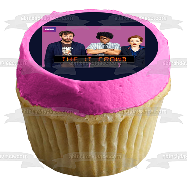 The It Crowd Roy Moss Jen Edible Cake Topper Image ABPID52182