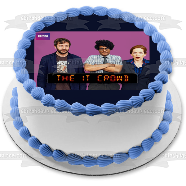 Imagen comestible para decoración de tarta The It Crowd Roy Moss Jen ABPID52182 