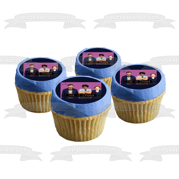 Imagen comestible para decoración de tarta The It Crowd Roy Moss Jen ABPID52182 