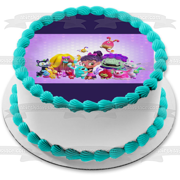 Abby Hatcher Grumbles Harriet Bouffant Bozzly Princess Flug Teeny Terry Edible Cake Topper Image ABPID52463