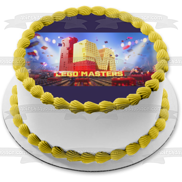 LEGO Masters Edible Cake Topper Image ABPID52499