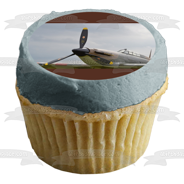 Focke-Wulf Fw 190 Airplane Edible Cake Topper Image ABPID52531