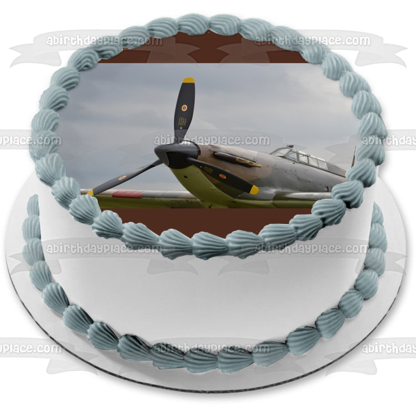 Focke-Wulf Fw 190 Airplane Edible Cake Topper Image ABPID52531