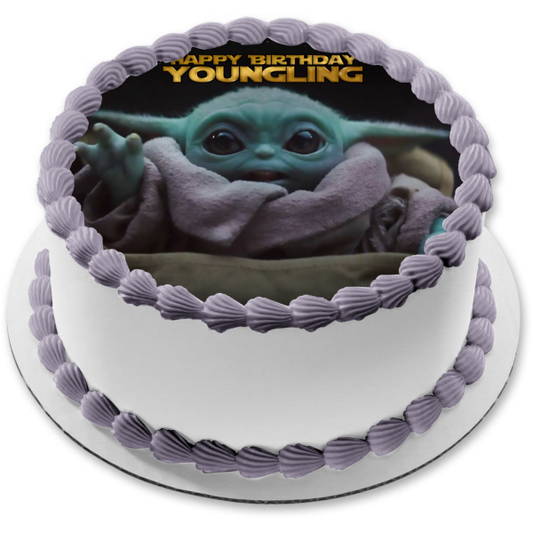 The Child from Disney's The Mandalorian Baby Yoda Edible Cake Topper Image ABPID52272