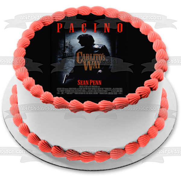 Decoración comestible para tarta con diseño de gángster de la película Carlito's Way ABPID52295 