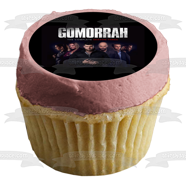 Imagen comestible para tarta de gángster del programa de televisión Gomorra ABPID52299 