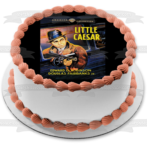 Imagen comestible para tarta de gángster de la película Little Caesar ABPID52303 