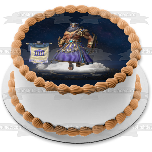 Imagen comestible para decoración de tarta Smite Zeus ABPID52312 