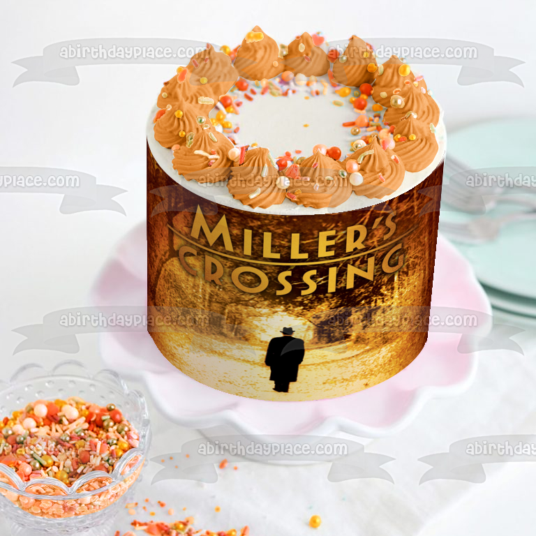 Imagen comestible para tarta de gángster de la película Miller's Crossing ABPID52313 