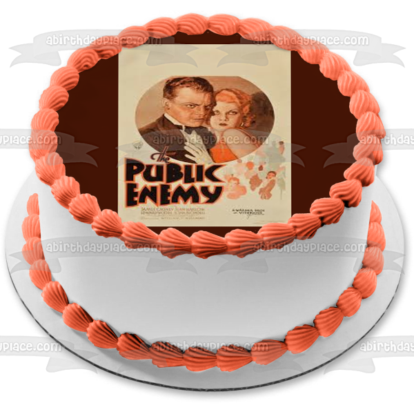 Imagen comestible para tarta de gángster de la película The Public Enemy ABPID52317 