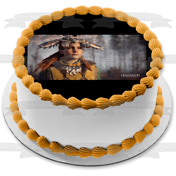 Imagen comestible para decoración de tarta de Horizon Zero Dawn Aloy ABPID52667 