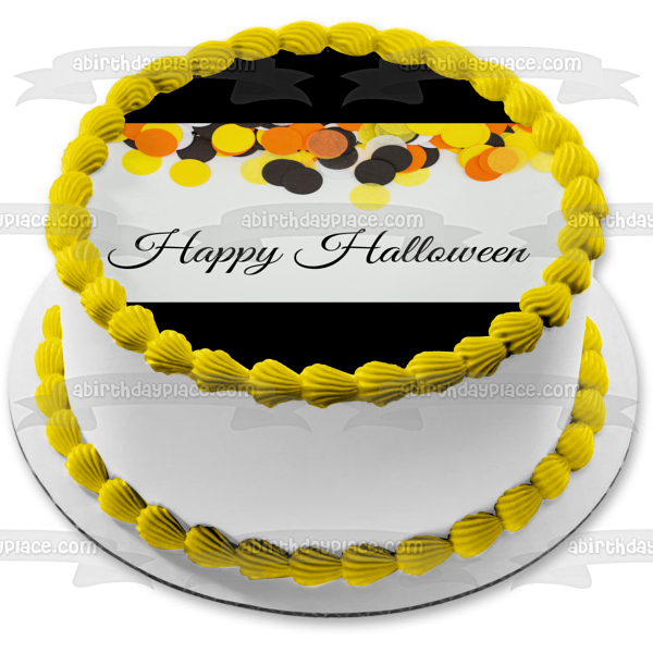 Imagen comestible para decoración de tarta feliz Halloween ABPID52691 