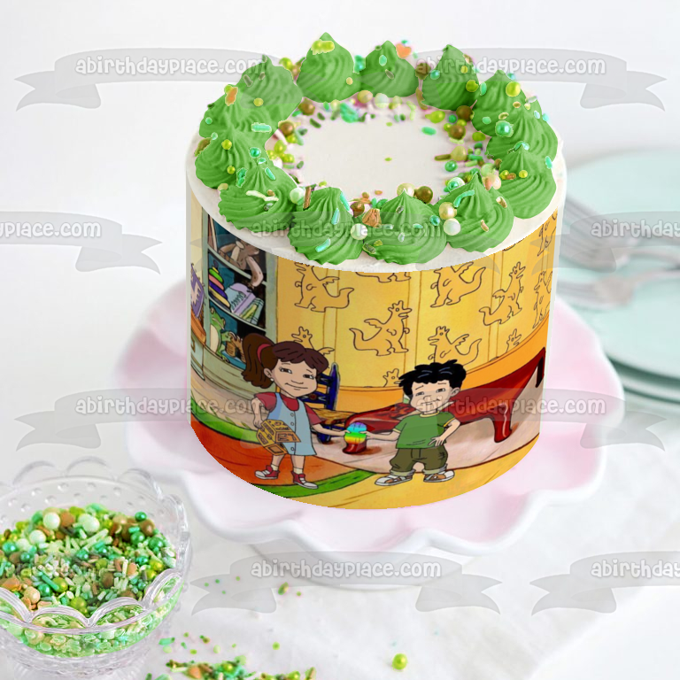 Imagen comestible para tarta de Dragon Tales Kids TV Show Emmy Max ABPID52950 