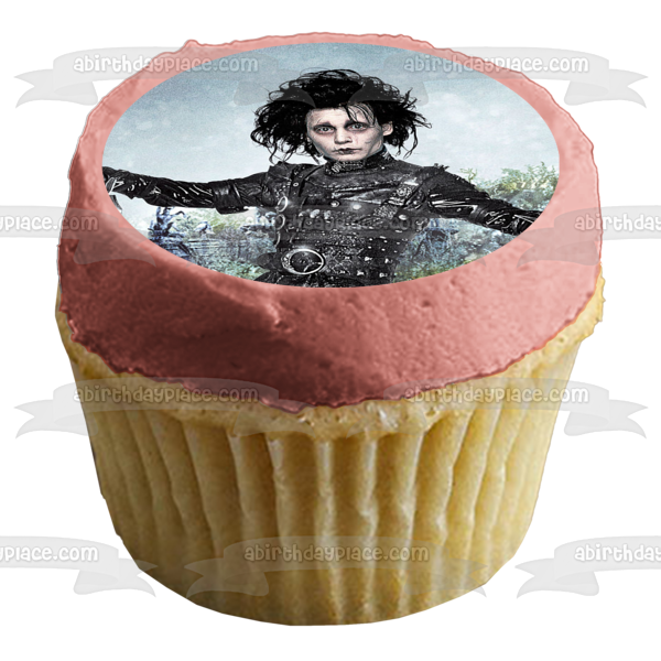 Edward Scissorhands Tim Burton Película Johnny Depp Imagen comestible para tarta ABPID52967 