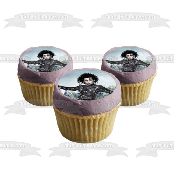 Edward Scissorhands Tim Burton Película Johnny Depp Imagen comestible para tarta ABPID52967 