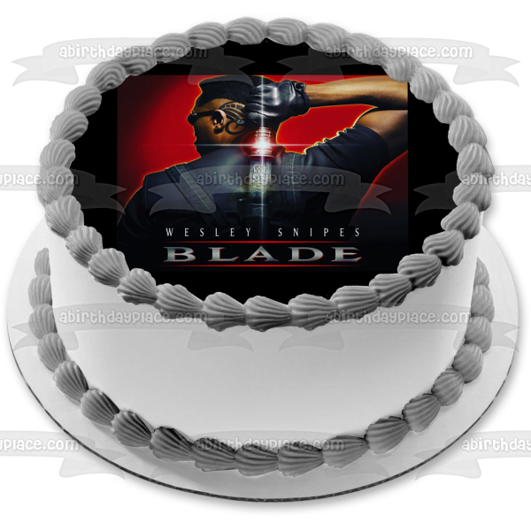 Blade Sword Movie Poster Edible Cake Topper Image ABPID52971