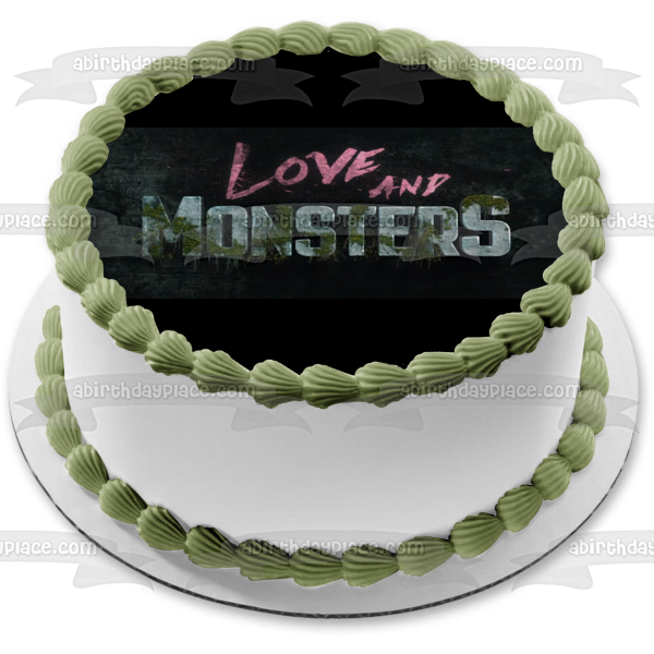 Póster de la película Love and Monsters, decoración comestible para tarta, imagen ABPID52973 