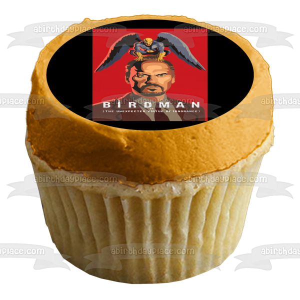 Birdman Movie Poster Riggan Thomson Edible Cake Topper Image ABPID52978