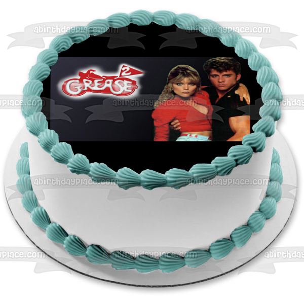 Grease 2 Stephanie Michael Musical Movie Poster Edible Cake Topper Image ABPID53006